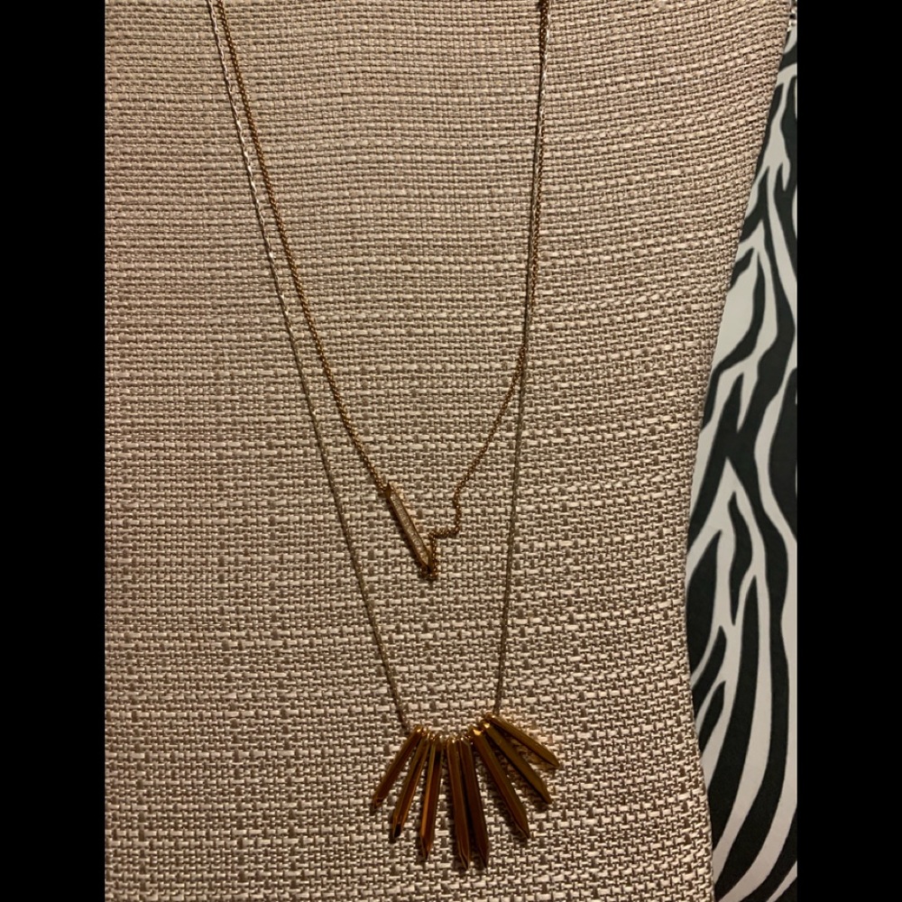 Stella and Dot two toned necklace